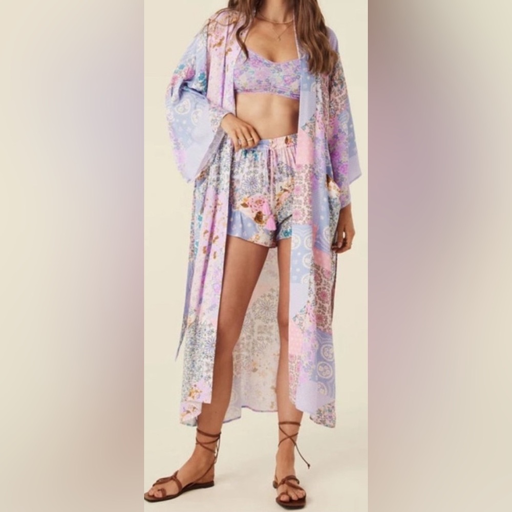 Cha cha kimono and shorts